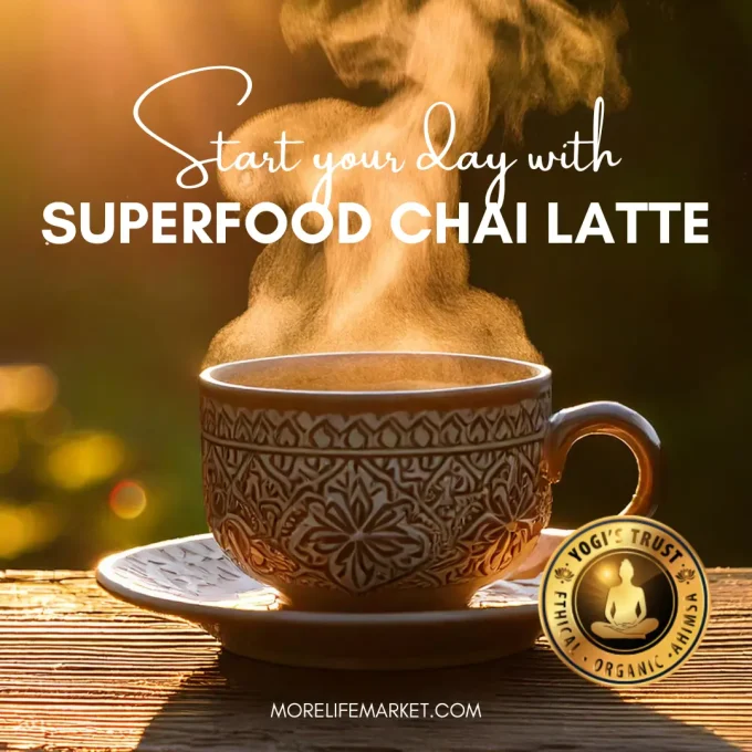 MoreLife Market Superfood chai latte