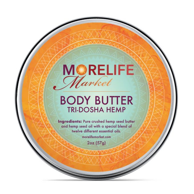 Body Butter -Tri Dosha Hemp -Body Care Product