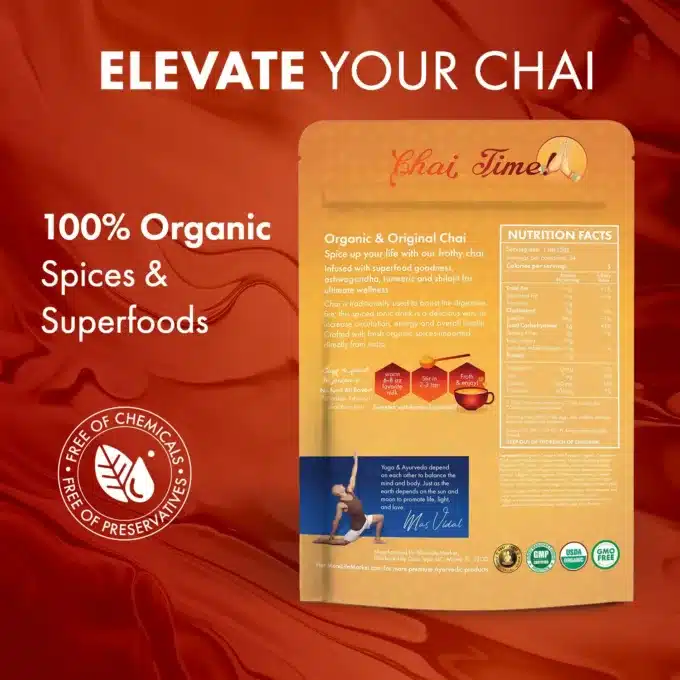 MoreLIfeMarket Chai Latte with Supefoods