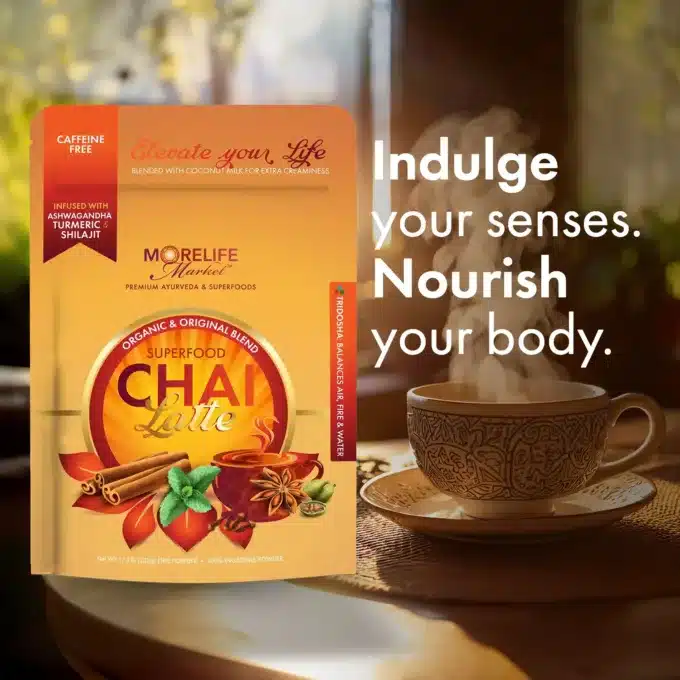 MoreLIfeMarket Chai Latte with Supefoods