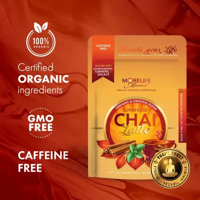 MoreLIfeMarket Chai Latte with Supefoods