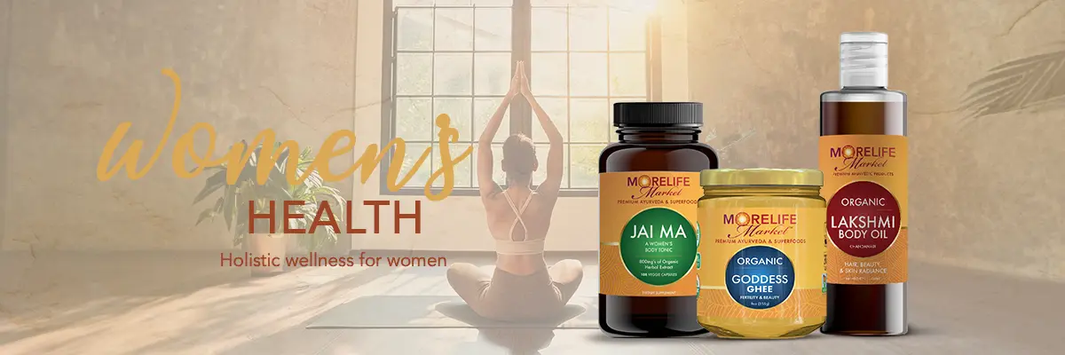 morelife market women's health goddess ghee Lakshmi body oil jai ma herbal